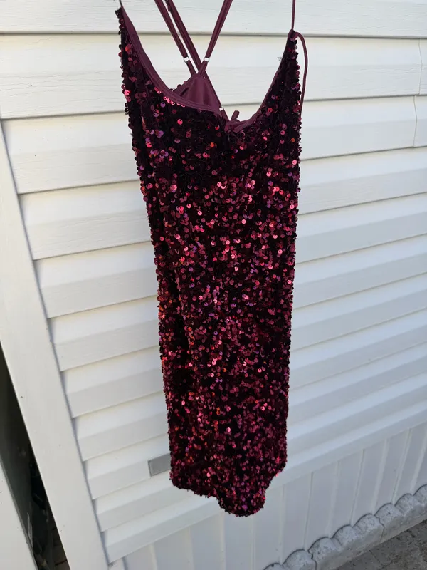 Lucy in the Sky Dress Sequin Homecoming - Image 5