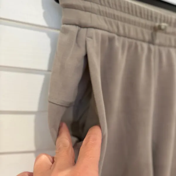 Lululemon Softstreme High Rise Pants Sz 0 Straight Leg Warm Ash Grey W5EGTS - Image 7