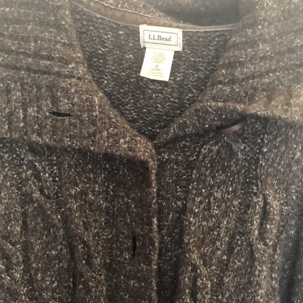 L.L. Bean Brown Wool Blend Sweater - Image 2