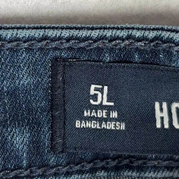 Hollister High Rise Super Skinny Jeans Women’s 27/32 5L Blue Distressed Stretch - Image 4