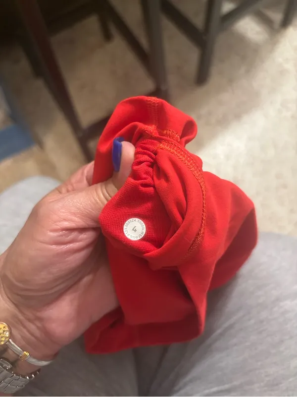 Lululemon align high rise pant size 5 carnation red - Image 9