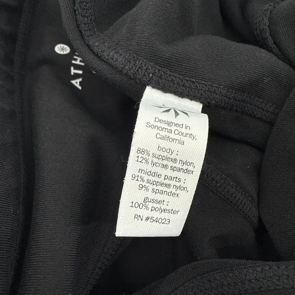 Athleta Women's Excursion Jogger Leggings Pockets Black Ribbed Small‎ - Image 8