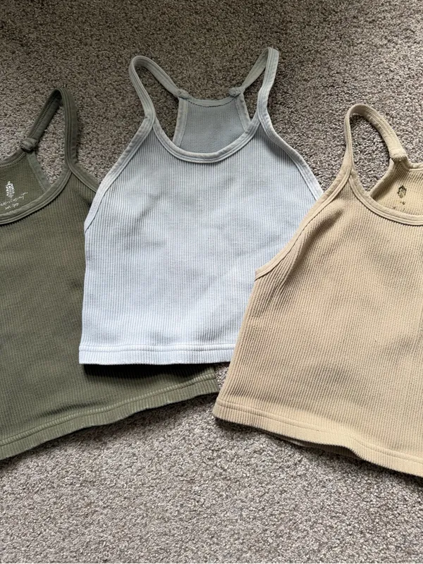 FP Movement Happiness Runs Crop Tank Bundle of 3 Size XS/S Combo Multicolor - Image 4