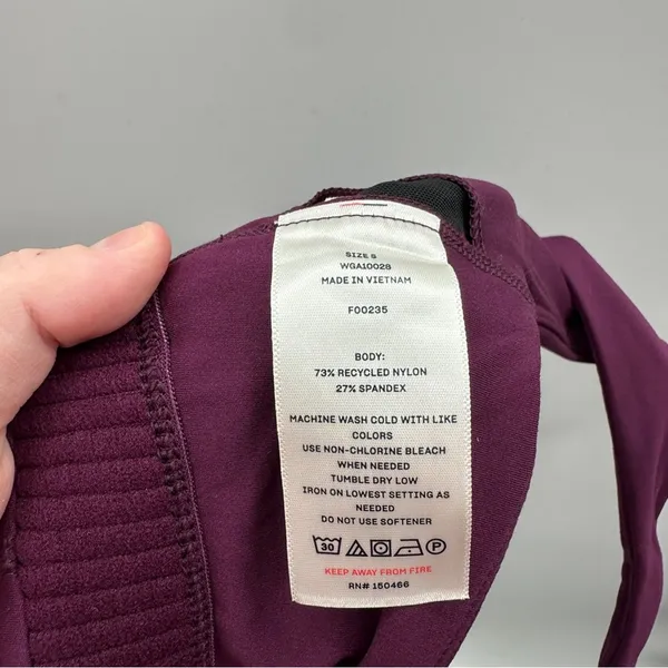 Stitch Fix We Wander Serena‎ Purple Strappy Sports Bra Medium Impact Sz S NEW - Image 4