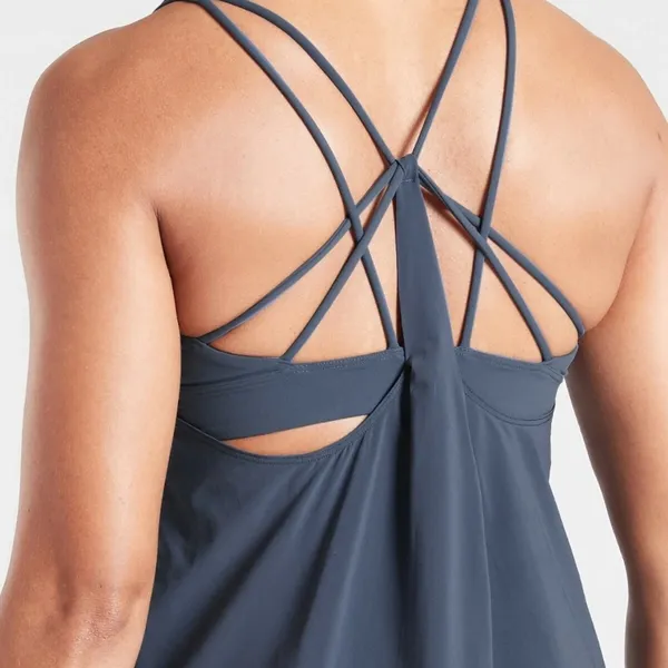 Athleta Solace Support Top, SIZE XS                       Charcoal - Image 3