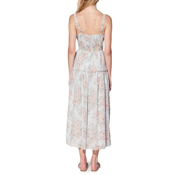 NWT Walter Baker Brynn Tiered Cotton Maxi Dress - Green - XL - Image 9