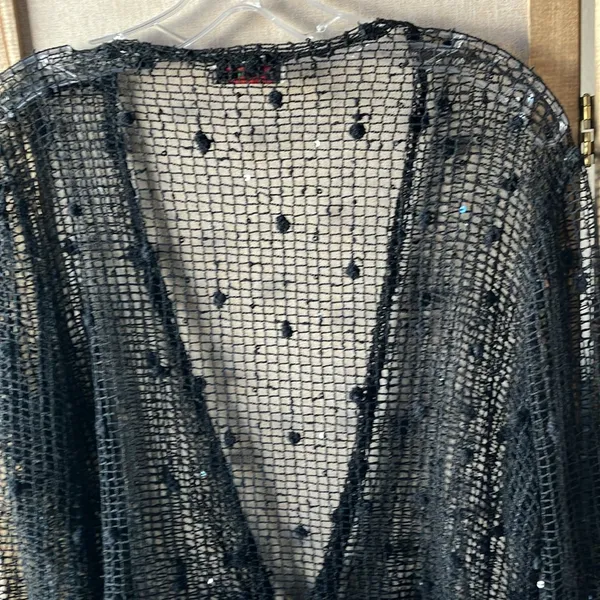 FINAL MARKDOWN Vejaiz Designs Black Knit cardigan small - Image 10