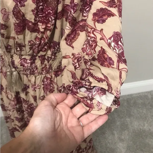 Boho off shoulder floral maxi - Image 4