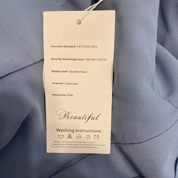 NWT Slate Blue Formal Maxi Dress - Image 4