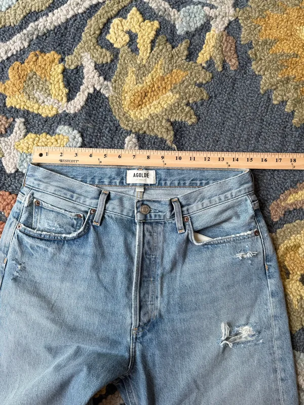 Agolde 90s Jean Midrise Loose Fit Coastal Preppy - Image 3