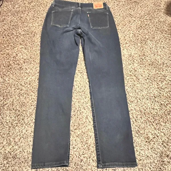 Levi's Classic Mid Rise Skinny Jeans Dark Wash Denim‎ Women's Size 10 - Image 6