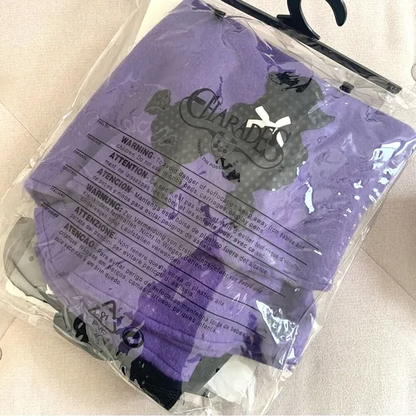 Charades 50’s Poodle Skirt Costume Halloween NEW Size Medium Purple - Image 10