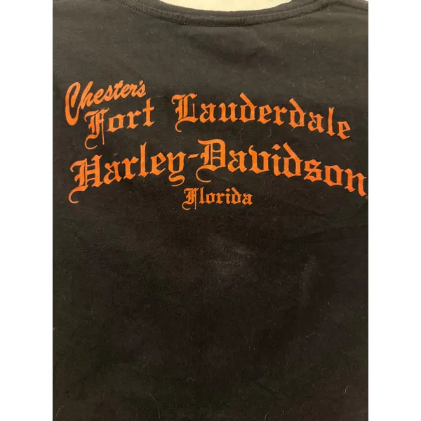 Harley-Davidson Womens Small T-Shirt Scott Jacobs Fireworks Fort Lauderdale FL - Image 8