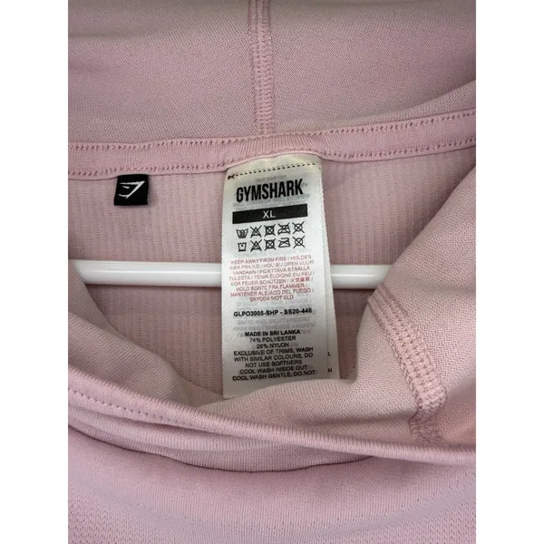 Gymshark Shirt Women's X-Large Purple Long Sleeve Hoodie Active Stretch Gym - Image 3