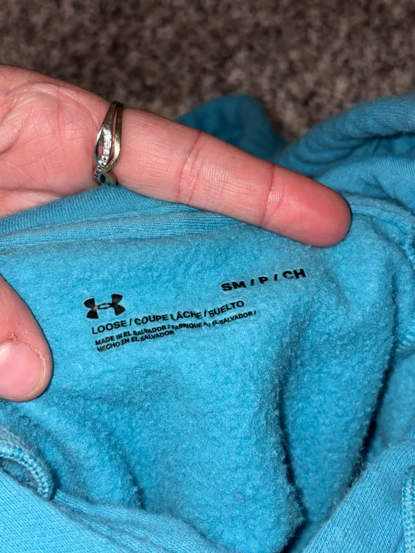 Under Armour Men’s Teal Pullover Hoodie - Image 5