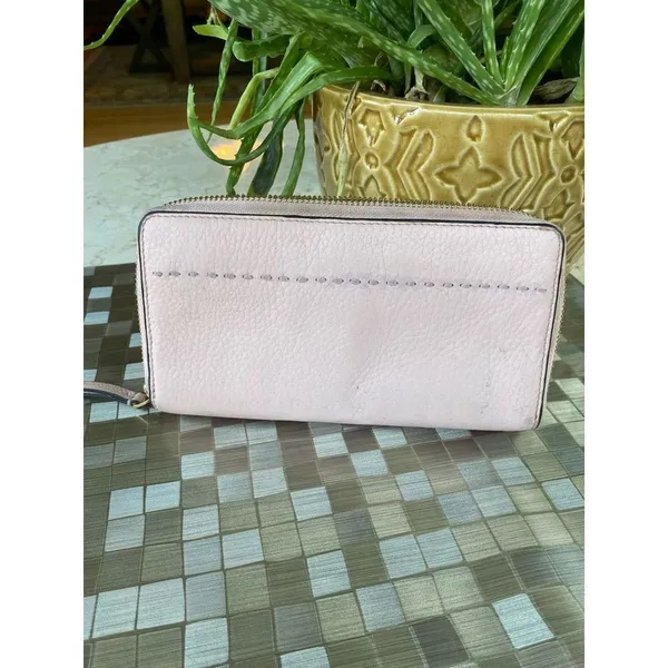 Tory Burch McGraw baby pink long zip wallet - Image 2