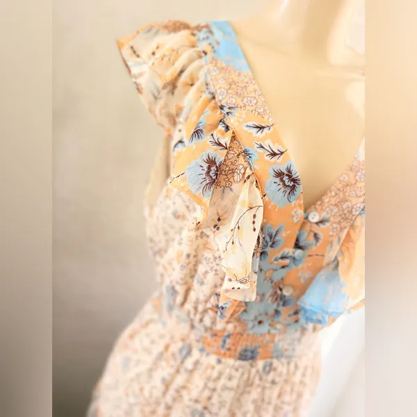 Lilyful women’s dress size Small Bohemian , wester chic maxi dress - Image 12