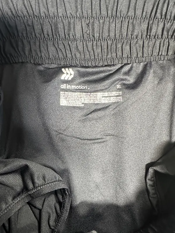 Women’s Black Athletic Shorts with Elastic Waist Sz XL by All In Motion NWT - Image 6