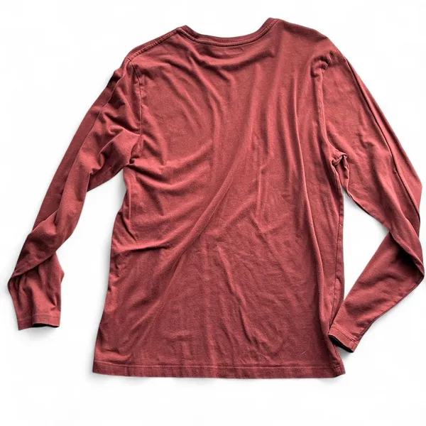 old navy burnt orange long sleeve shirt - Image 3