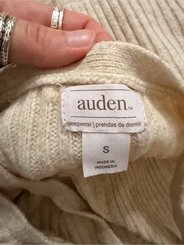 Auden Cream Ribbed Knit Bralette/Cami - Image 3