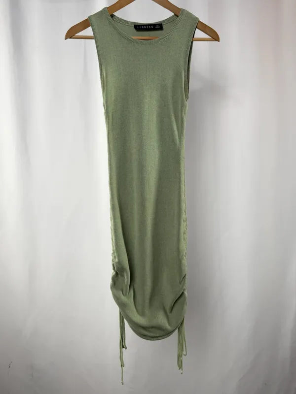 Lioness Sleeveless Knit Bodycon Mini‎ Dress in Sage Green Size XS - Image 2