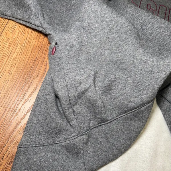 Nike Team FSU Florida State Seminoles Hoodie Sweatshirt Gray Womens L College - Image 8