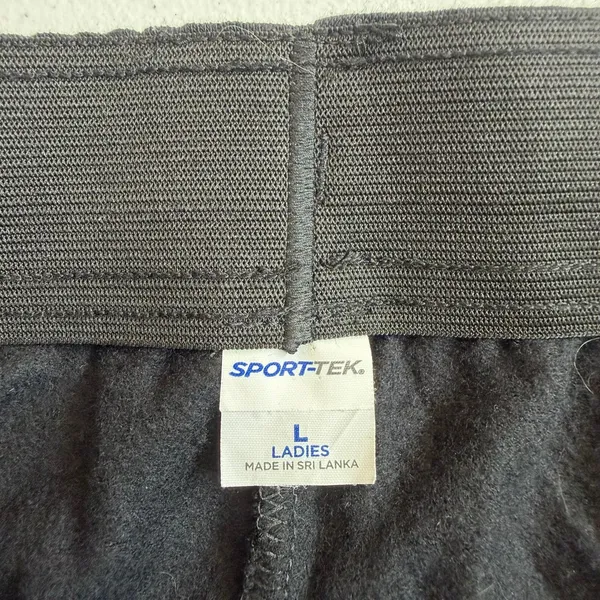 Sport‎ Tek black pull on jogger cotton blend active fleece lined sweatpants L - Image 7