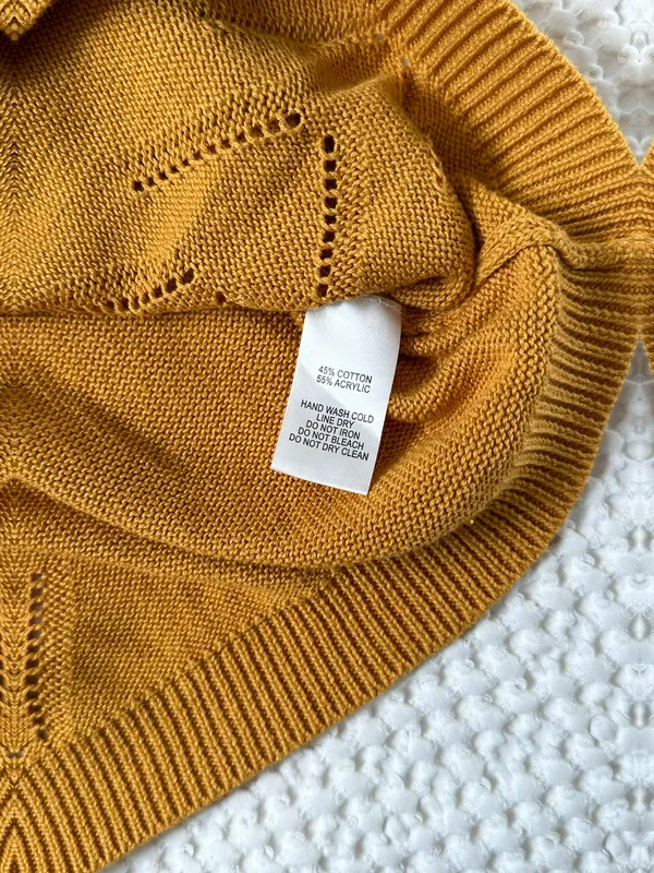 Lulus Mustard Yellow Knit Sweater - Image 5