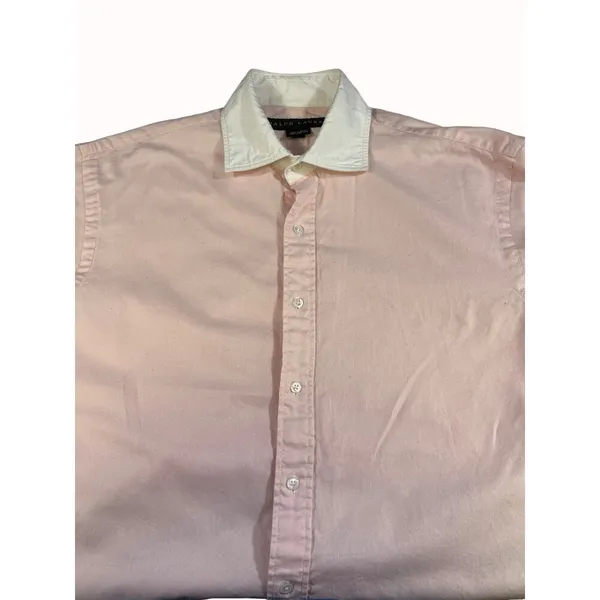Ralph Lauren Womens Pink Button Up Shirt Size 8 SKU 6521 - Image 3