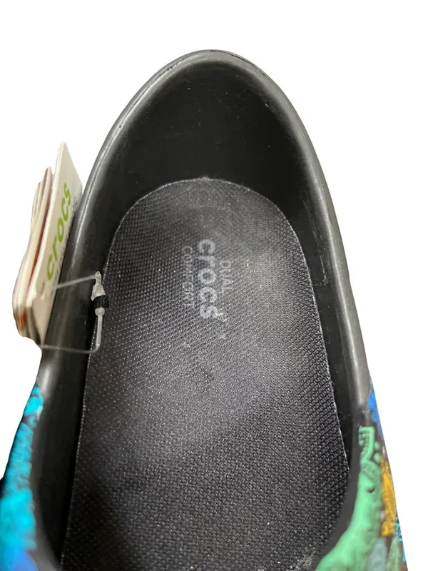 Crocs Work Dual Comfort wms paisley multicolored slip on clogs sz 6W SKU 10-124 - Image 9