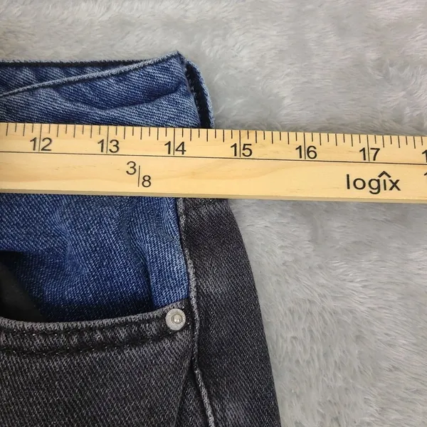 Pacsun Size 26 Jeans‎ Ultra High Rise Slim Pannels Blue Gray Button … - Image 2