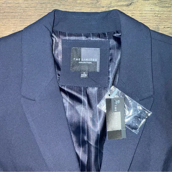New With Tags The Limited Navy Blazer & Pants Set The Limited The Drew Fit Pants - Image 4