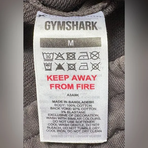 Gymshark Dark Grey Joggers Size‎ Medium EUC - Image 6