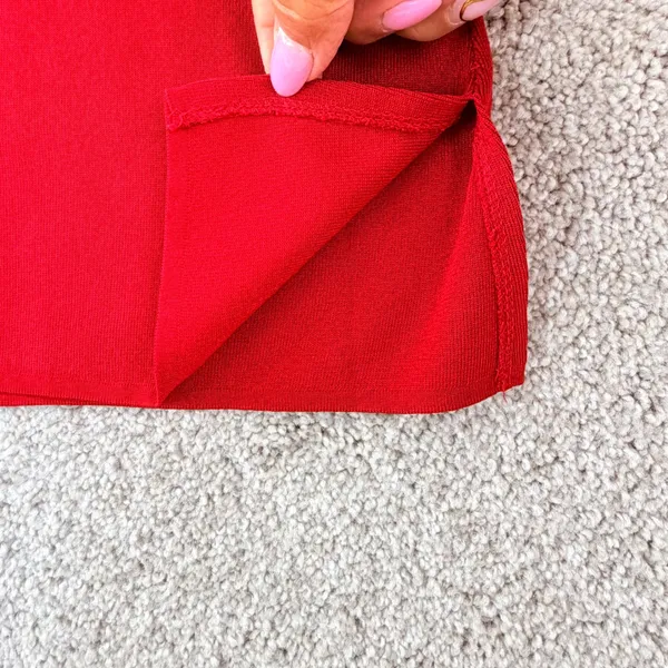 Exclusively Misook Knit Shell Women S Red Sleeveless Tank Top Elevated‎ Basic - Image 8