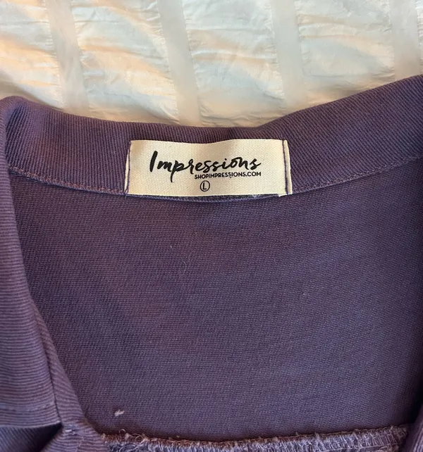 Boutique Purple Gameday Romper - Image 3