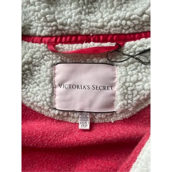 Victoria’s Secret | Women’s Santa Sherpa Lined Fleece Christmas Robe XS - Image 4