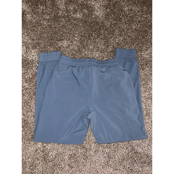 Mono B Women's Blue Jogger Pants S Drawstring Elastic Waist Pockets - Image 3