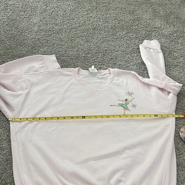 Truself Women's Pink Holiday Graphic Sweater - Image 4
