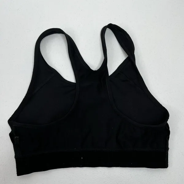 Victoria's Secret VS Pink Size S Sports Bra Ultimate Lightly Lined Black Padded‎ Band Logo Women’s - Image 8