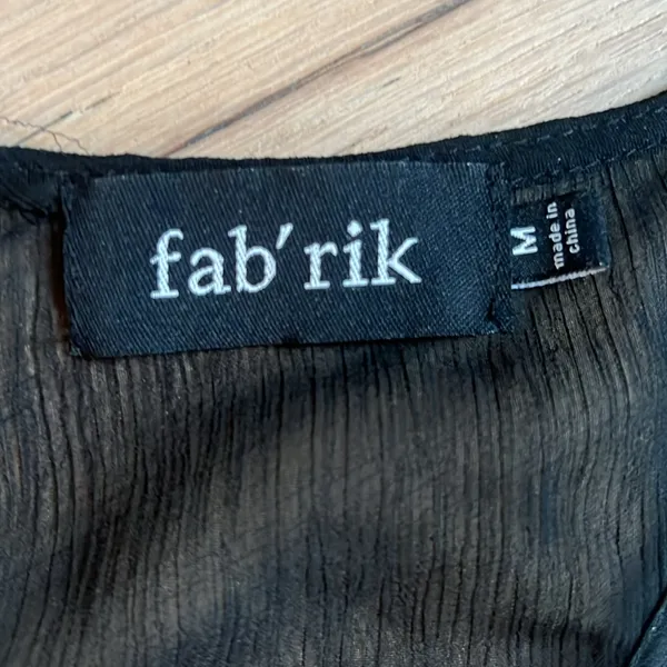 Fab’rik sheer size medium button down tank - Image 2