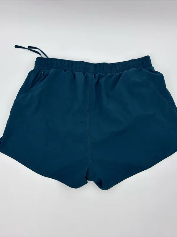ALO Yoga Women's Deep Teal Athletic Shorts - Image 3