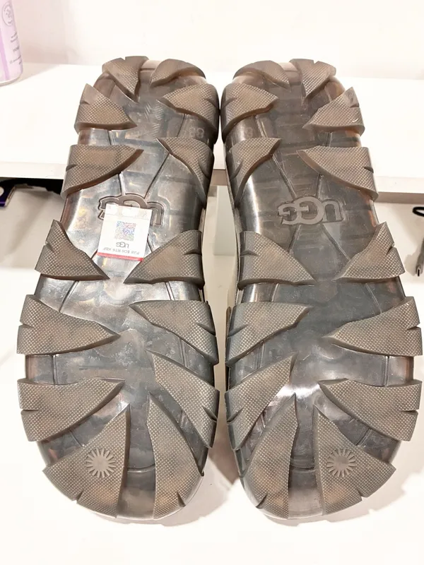 Ugg Black Jella Clear Slide Slip On Sandal Size 8 - Image 5