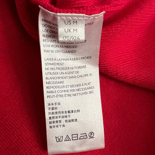 Daily Practice Polo Knit Sweater Mini Pink Belted Dress M - Image 6