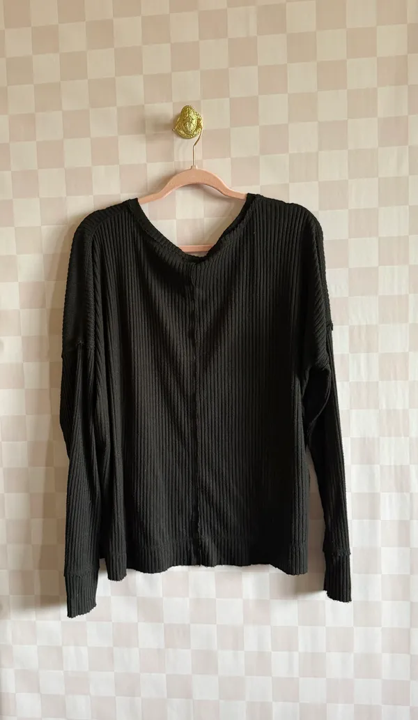 Wild Fable Black Shirt - Image 4
