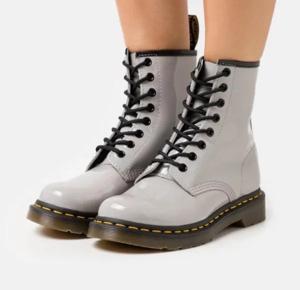 Dr. Martens 1460 Patent Leather Lace Up Boots Women's Size: 7 - Image 12