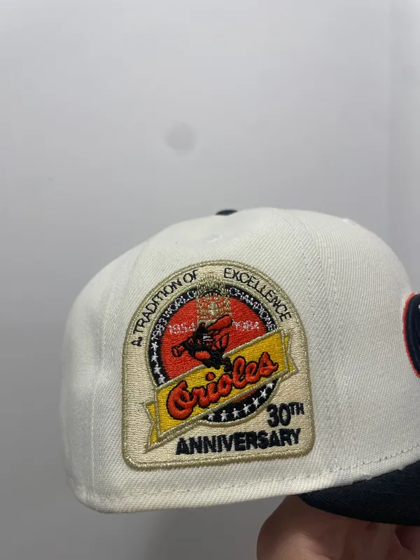 Myfitteds Baltimore orioles 30th anniversary patch size 7 1/8 small mark on picture seen good condition - Image 5