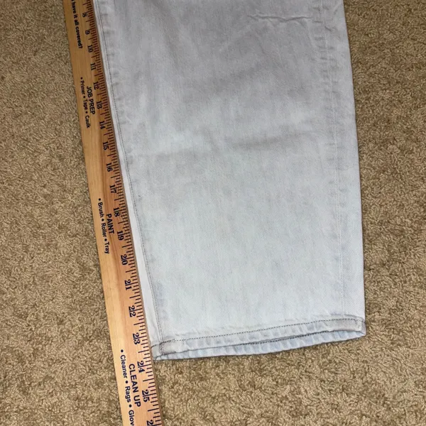 EDWIN DANI capri Barrel ankle Jean‎ light wash cropped size 30 - Image 4
