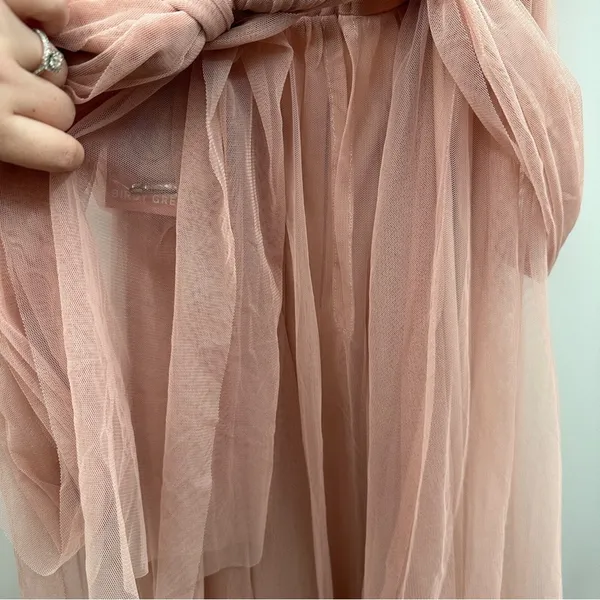 Birdy Grey‎ NWT Christina Dress Women's Size Small Rose Quartz Tulle Convertible - Image 11