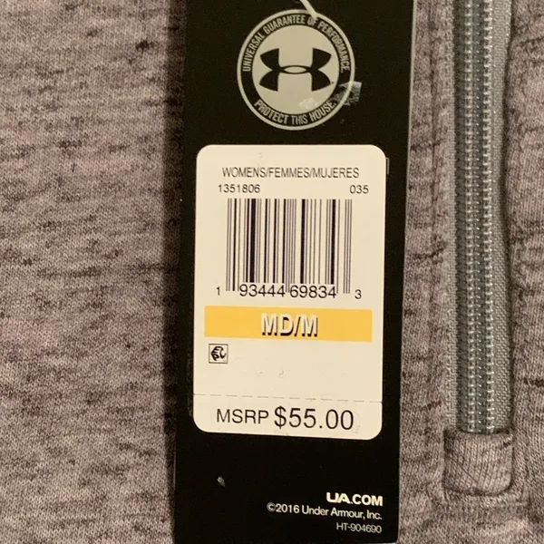 Under Armour 1/4 zip Cropped Hoodie - Image 12