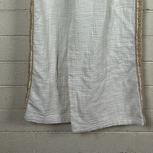 Aerie White Wide Leg Pants size M - Image 9